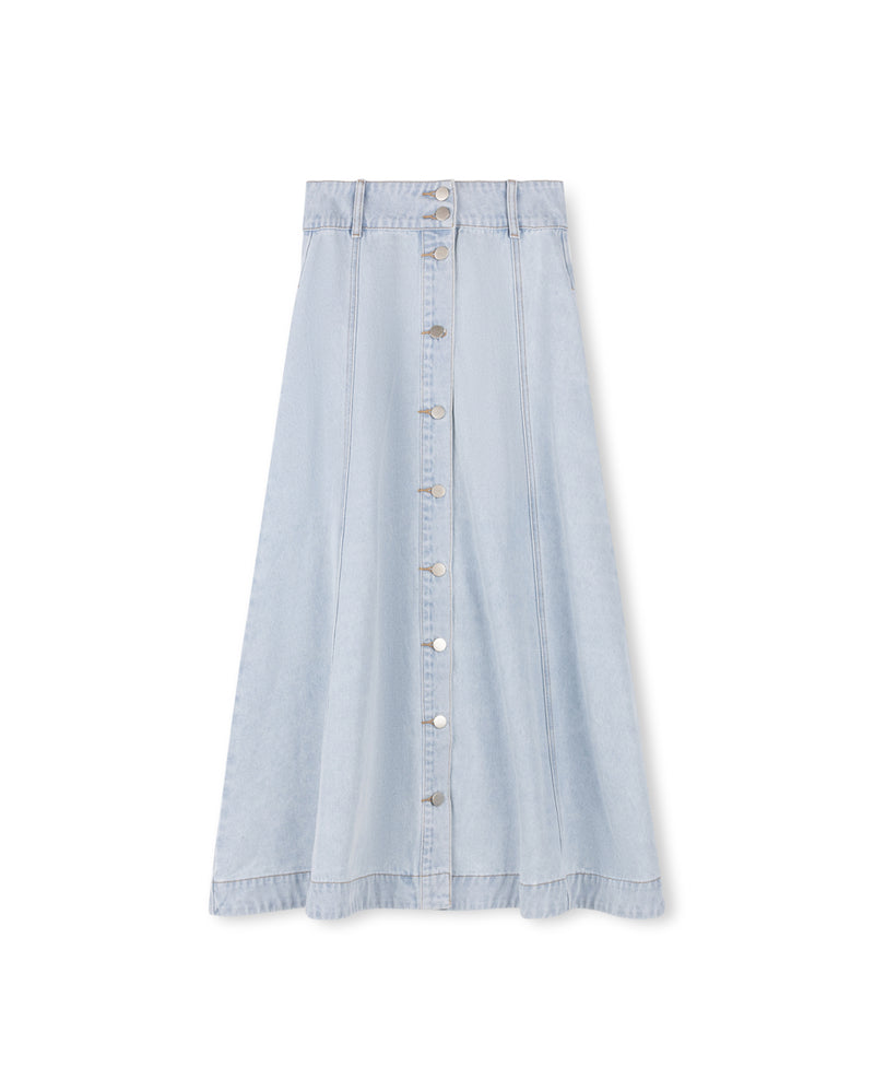 W-17749 SLATE A-LINE MAXI SKIRT