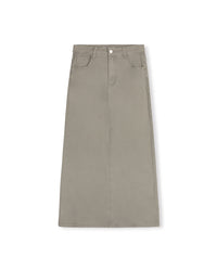 W-19828 STORY DENIM STRAIGHT MAXI SKIRT