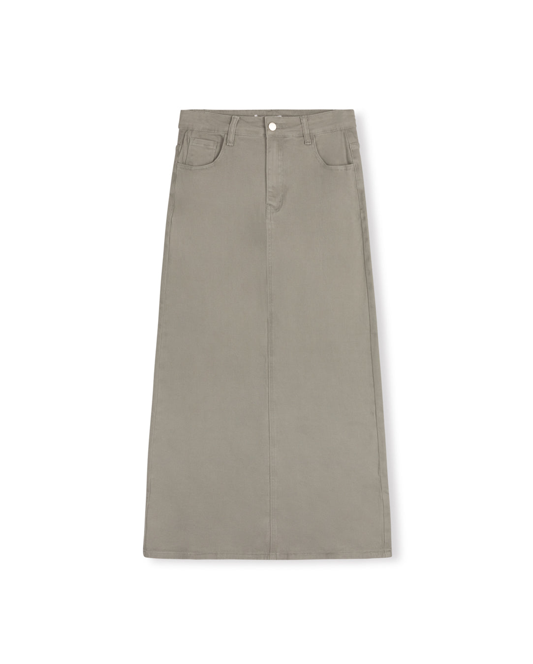 W-19828 STORY DENIM STRAIGHT MAXI SKIRT