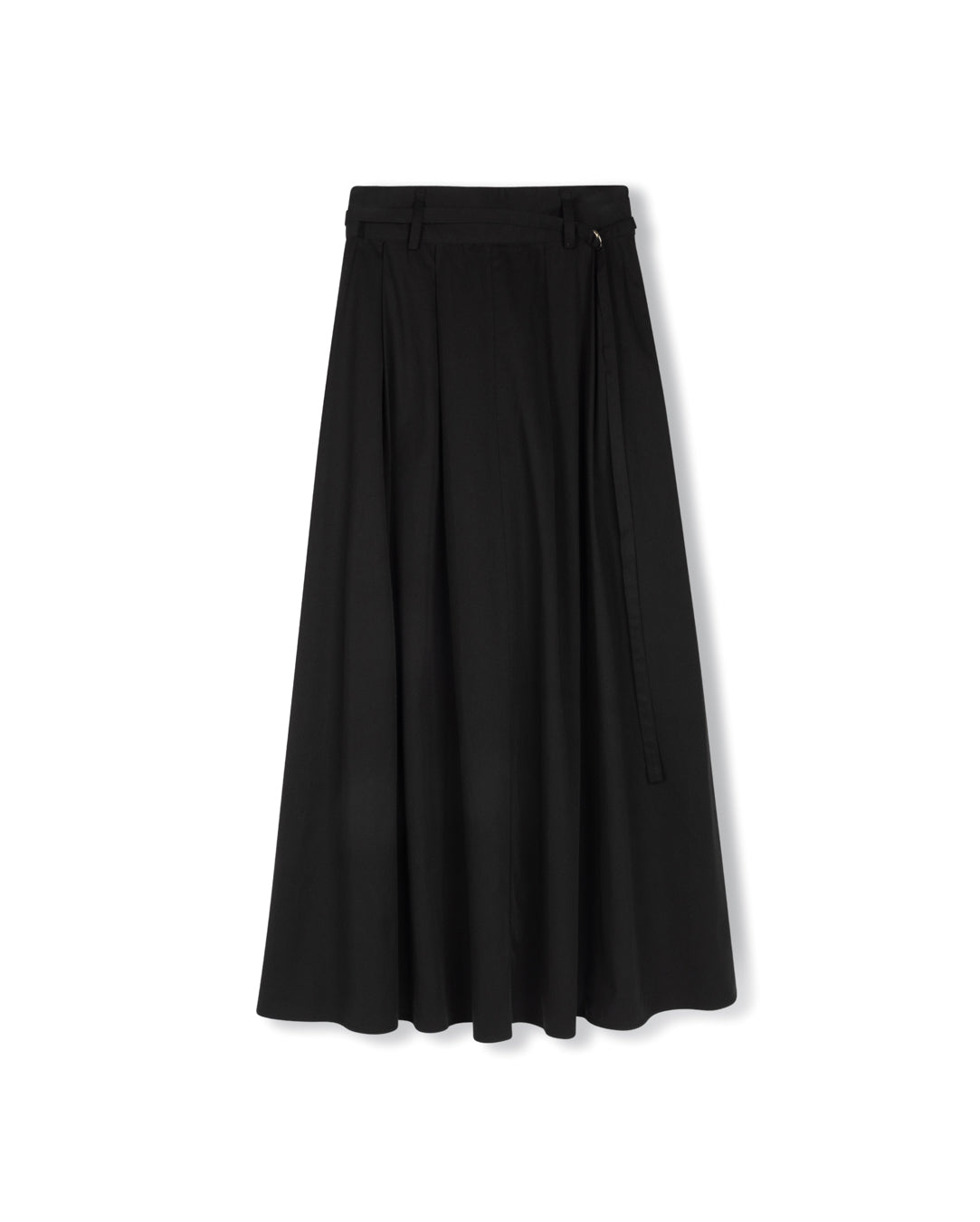 W-25561 MODELLE BELTED PLEAT SKIRT
