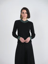 WB3CM8533TE THE NORWAY CLUB LADIES V NECK SWEATER