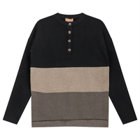 WB3CM8558TE BIRCH HERRINGBONE COMBO SWEATER