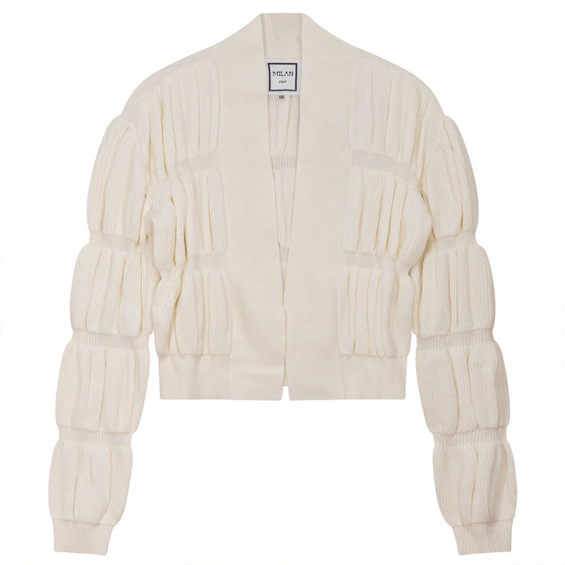 WB3CM8677TE MILAN ITALY RIBBED CARDIGAN