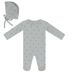 WB3CP4887 LITTLE FRAGILE BABY VELOUR 3PC SET