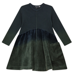 WB3CP4971D 5 STARS GIRLS DRESS DIP DYE