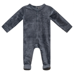 WB3CY2151 WHIPPED COCOA RIBBED VELOUR BABY ONESIE