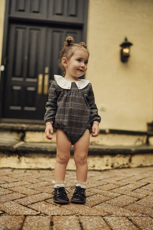 WB3CY2235B SPACE GREY PLAID BABY BUBBLE