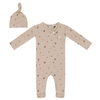 WB4CP7017R LITTLE FRAGILE LEAF FOOTIE + BEANIE