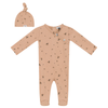 WB4CP7017R LITTLE FRAGILE LEAF FOOTIE + BEANIE