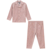 WB4CY2483E WHIPPED COCOA DOT PRINT VELOUR PAJAMAS