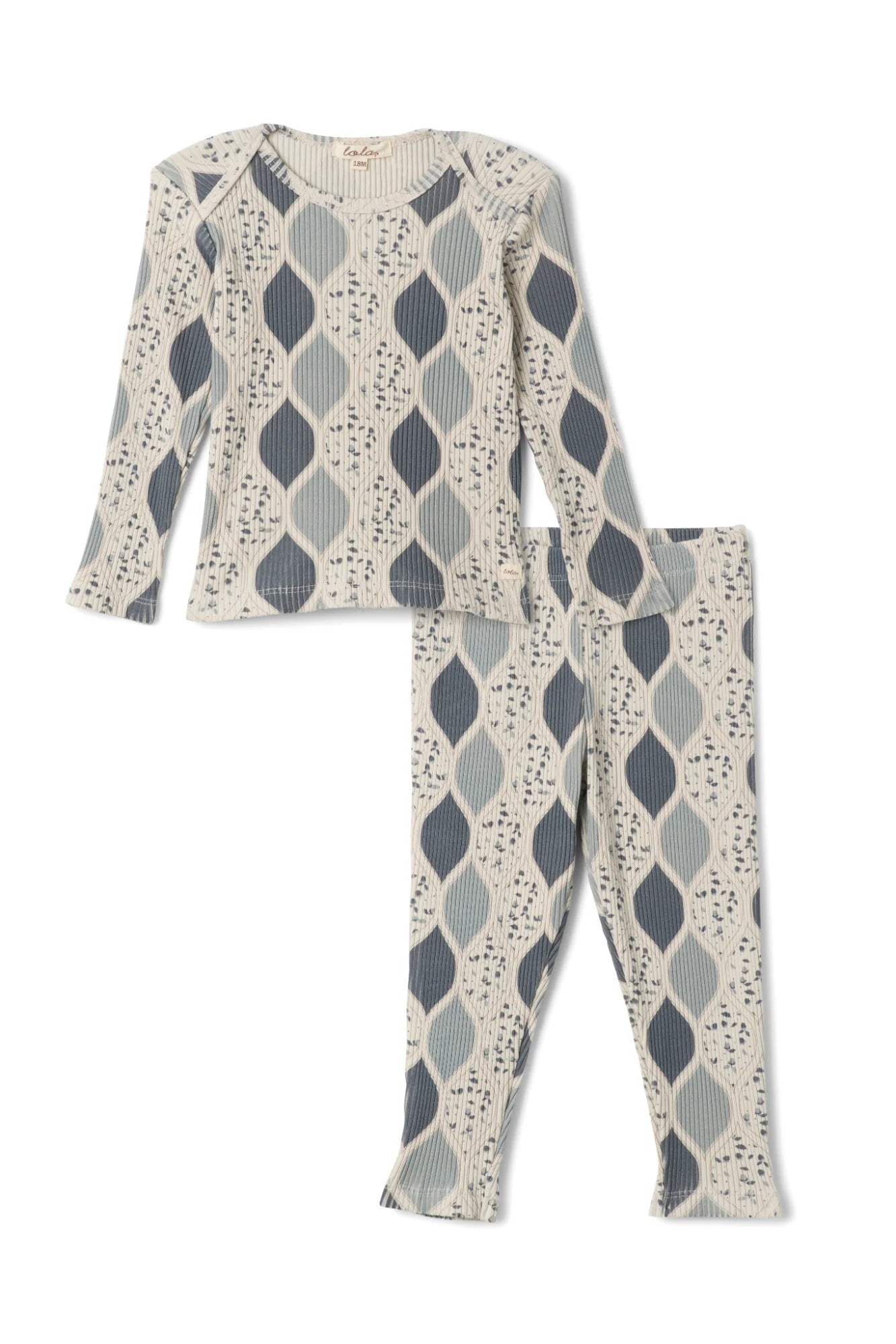 WB5CP7220E LOLA RIB PRINT LONG 2PC SET