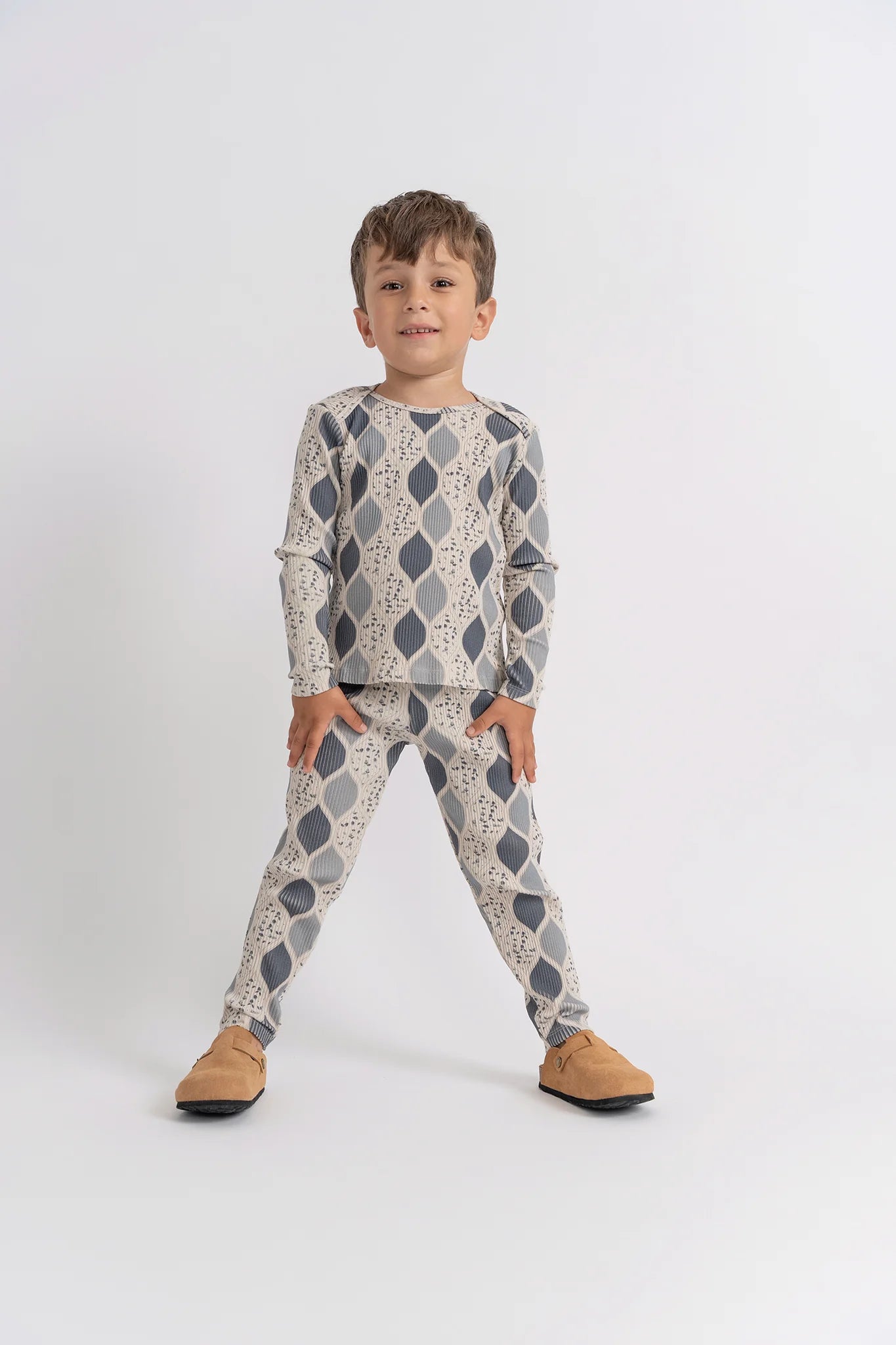 WB5CP7220E LOLA RIB PRINT LONG 2PC SET