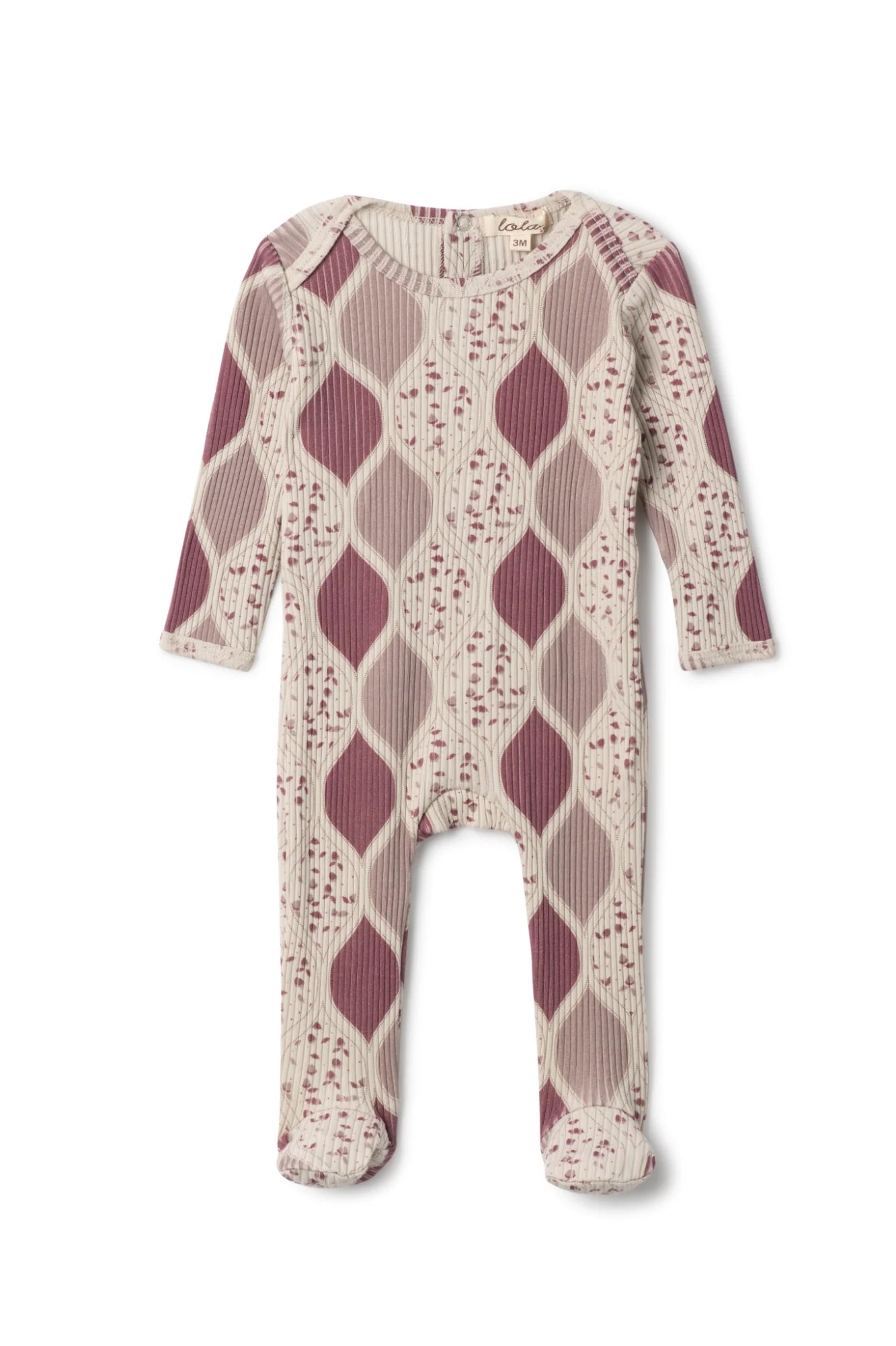 WB5CP7220R LOLA RIB PRINT FOOTIE