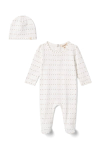 WB5CP7224 LOLA MODAL PRINT FOOTIE 3PC SET