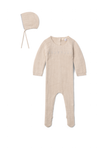 WB5CP7245 FRAGILE KNIT CABLE FRONT FOOTIE 3PC SET