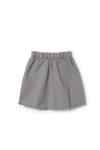WB5CP7257S CHARLOTTE & GEORGE WOVEN DENIM SCALLOP SKIRT
