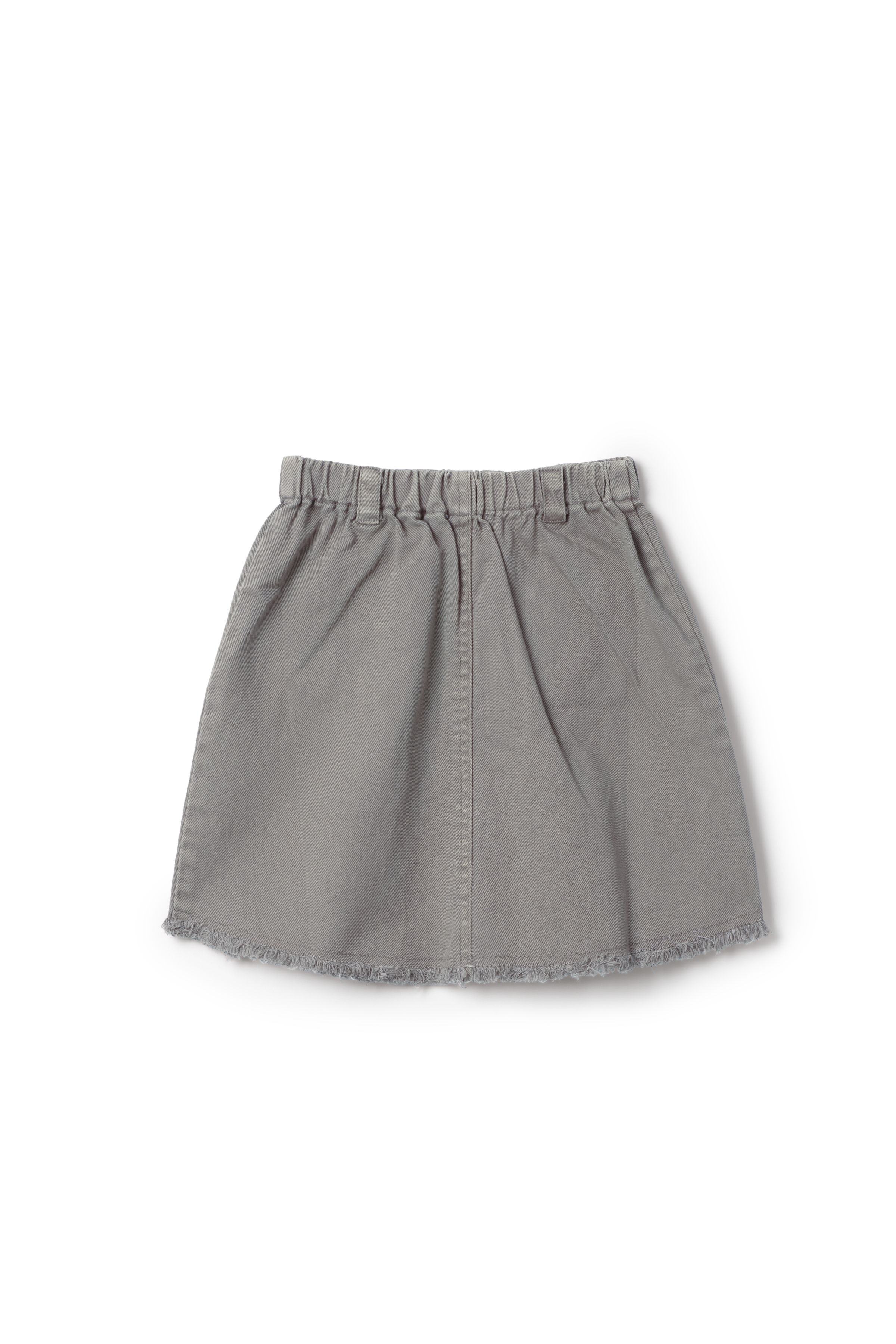 WB5CP7257S CHARLOTTE & GEORGE WOVEN DENIM SCALLOP SKIRT