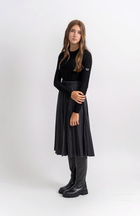WB5CP7273 FYI GIRLS STRIPE CORDUROY PLEAT SKIRT