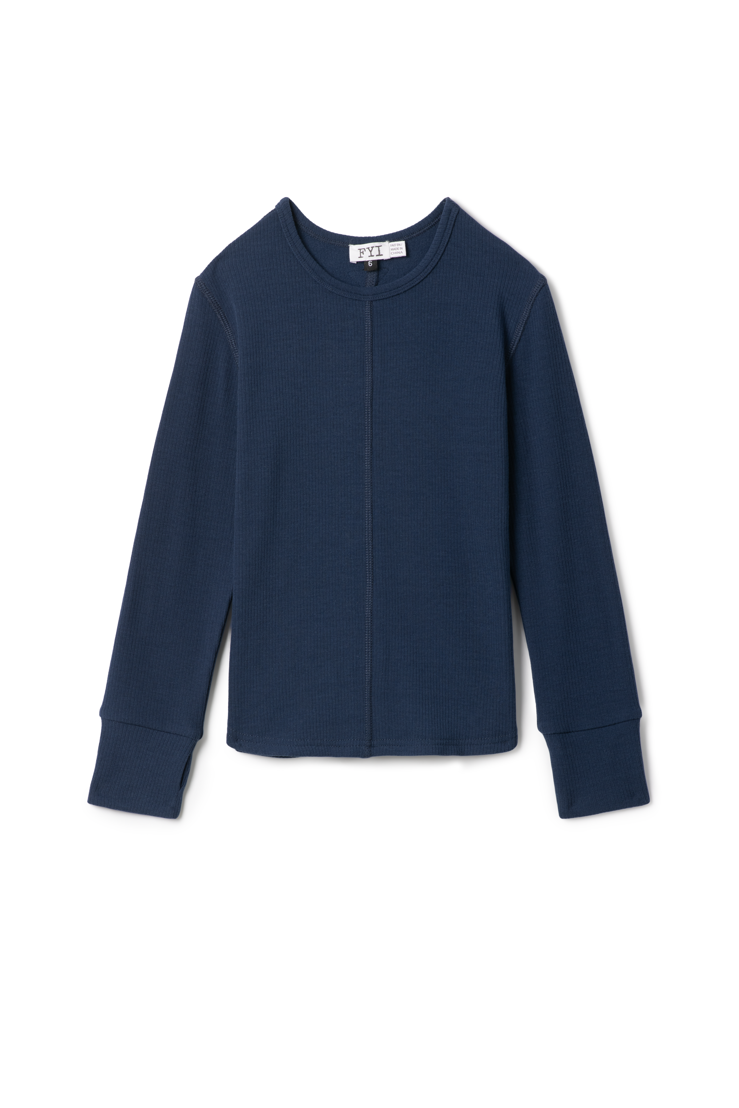 WB5CP7302 FYI GIRLS RIB TOP