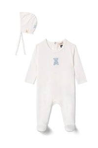 WB5CY2740 BEBE BELLA BEAR EMBROIDERY MODAL STRETCHIE 3PC SET