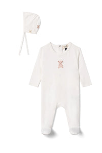 WB5CY2740 BEBE BELLA BEAR EMBROIDERY MODAL STRETCHIE 3PC SET