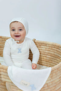 WB5CY2740 BEBE BELLA BEAR EMBROIDERY MODAL STRETCHIE 3PC SET