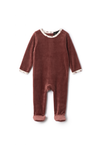 WB5CY2815OV SEAL VELOUR FOOTIE
