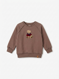 WB6CP7462S/T J'TAIME FLARE SKIRT + BEAR SWEATSHIRT SET