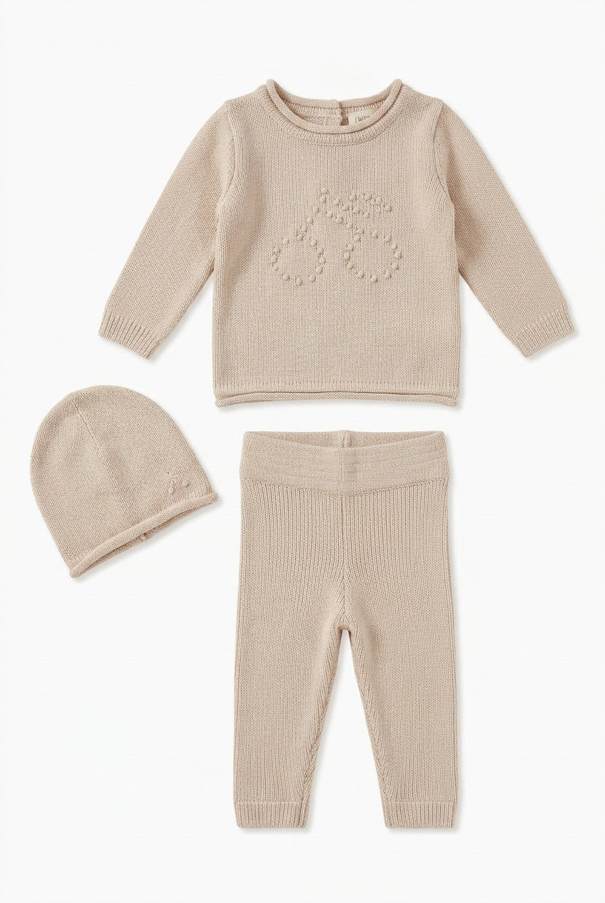 WB6CP7477T/ BL J'TAIME KNIT CHENILLE 3PC SET