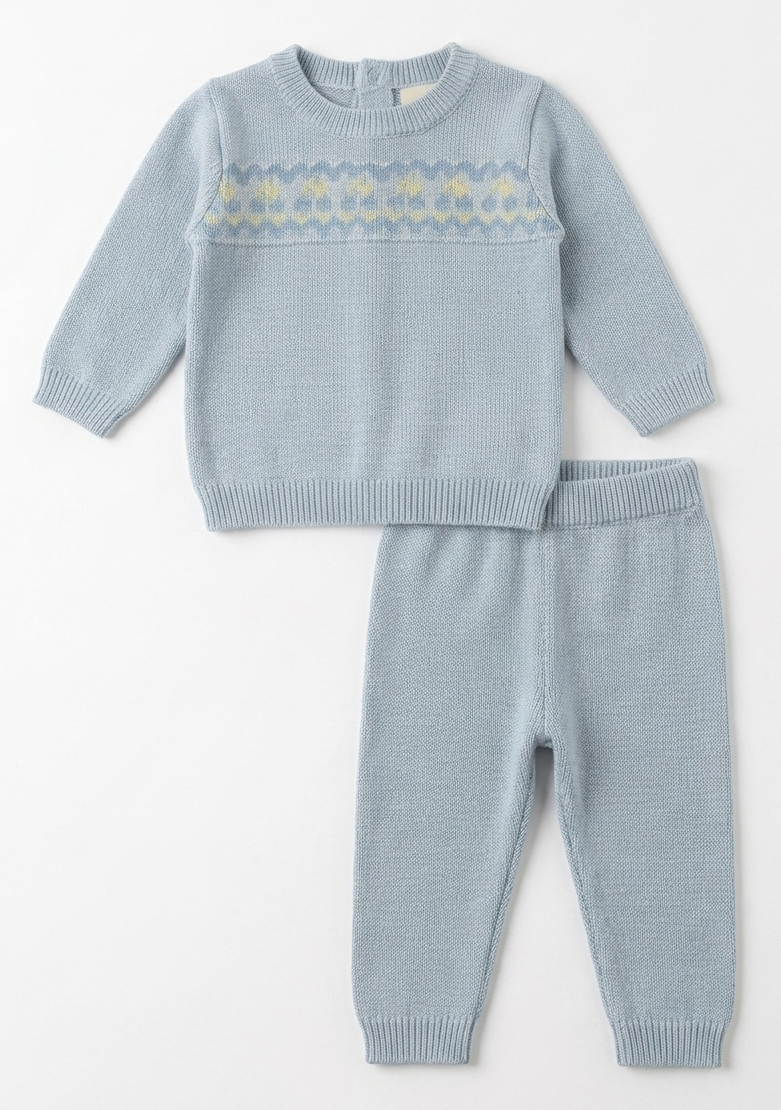 WB6CY3055BE BEBE BELLA KNIT 2PC CHERRY SET