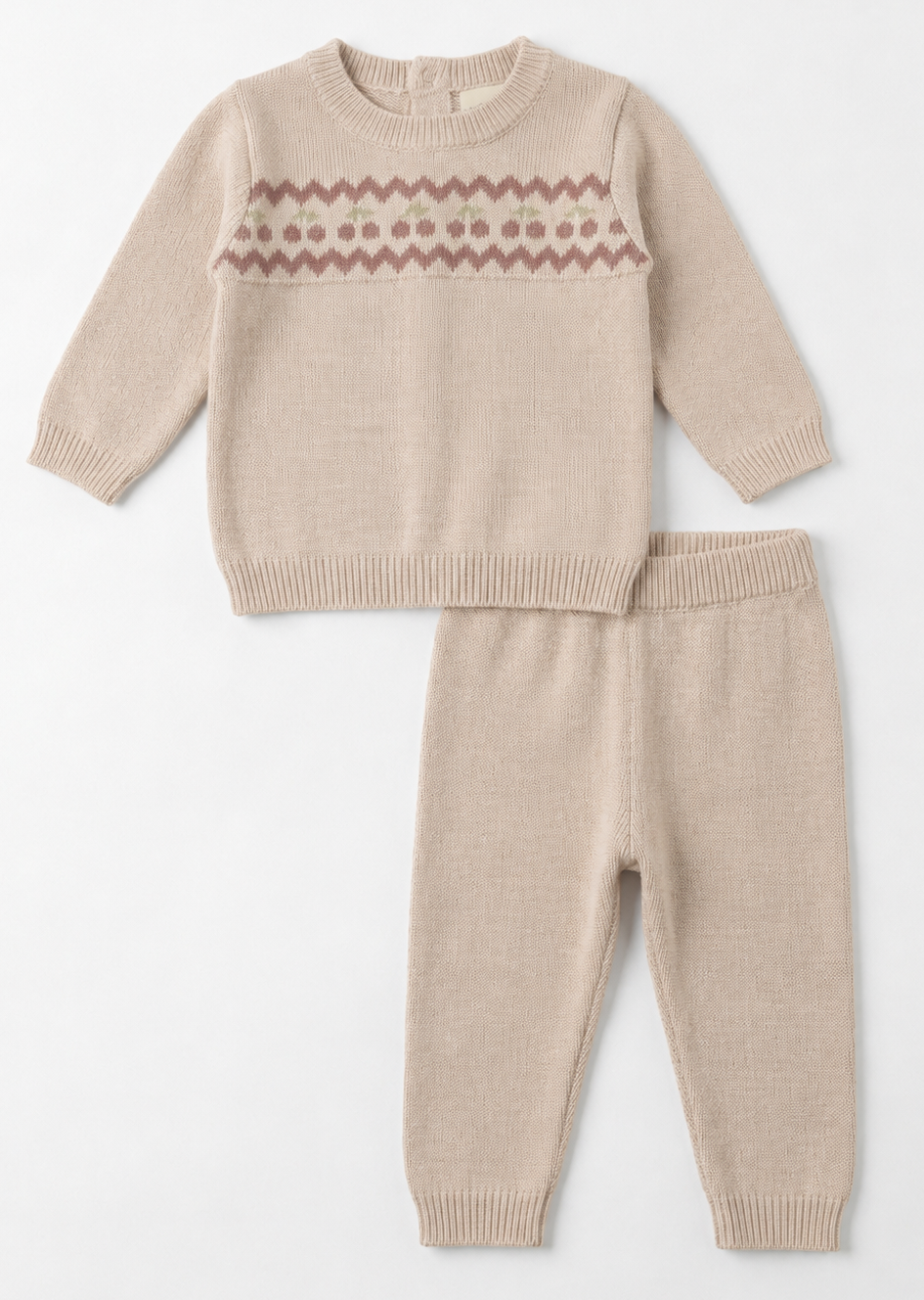 WB6CY3055GE BEBE BELLA KNIT 2PC CHERRY SET
