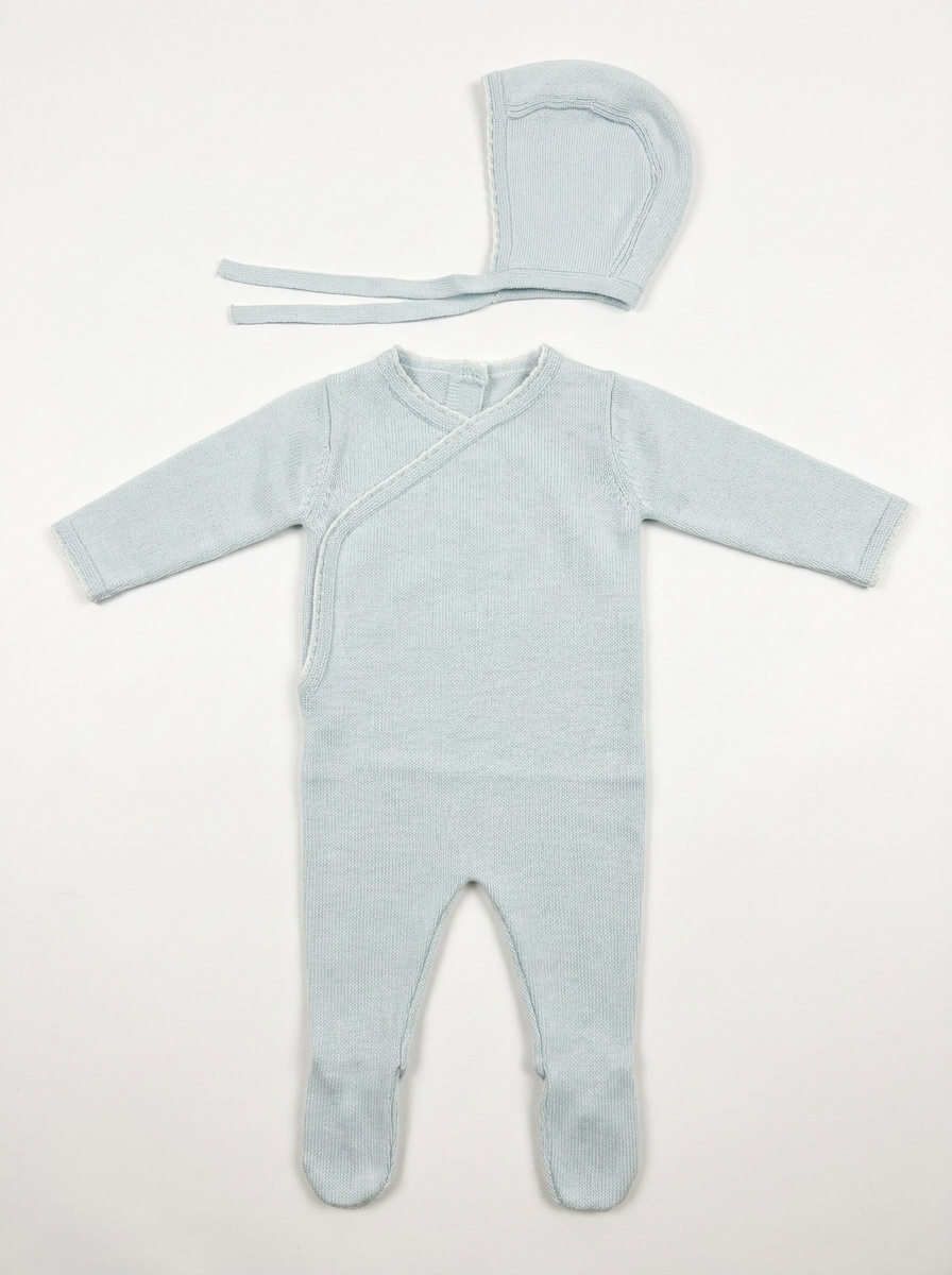 WB6CY3079B BEBE BELLA WRAP KNIT FOOTIE