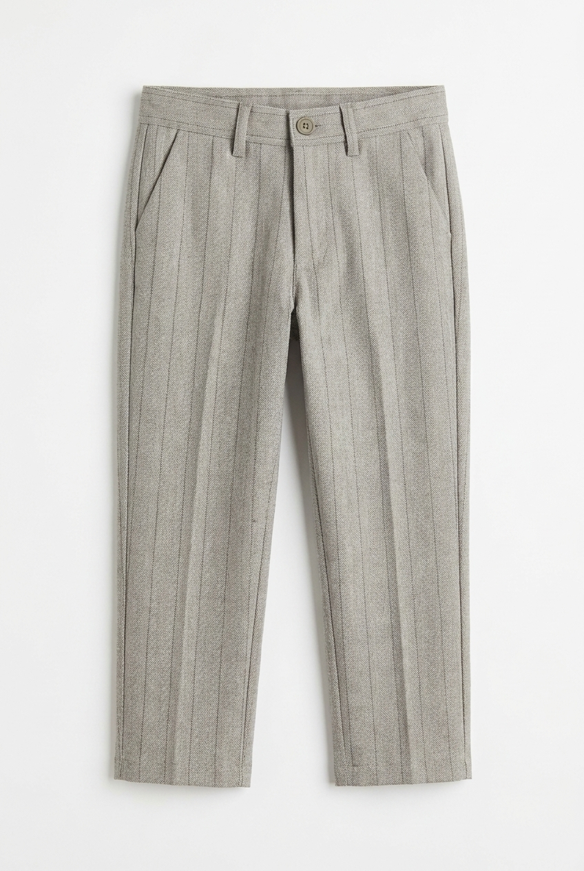 WB6CY3181P MR.MR BOYS LINEN STRIPE PANTS