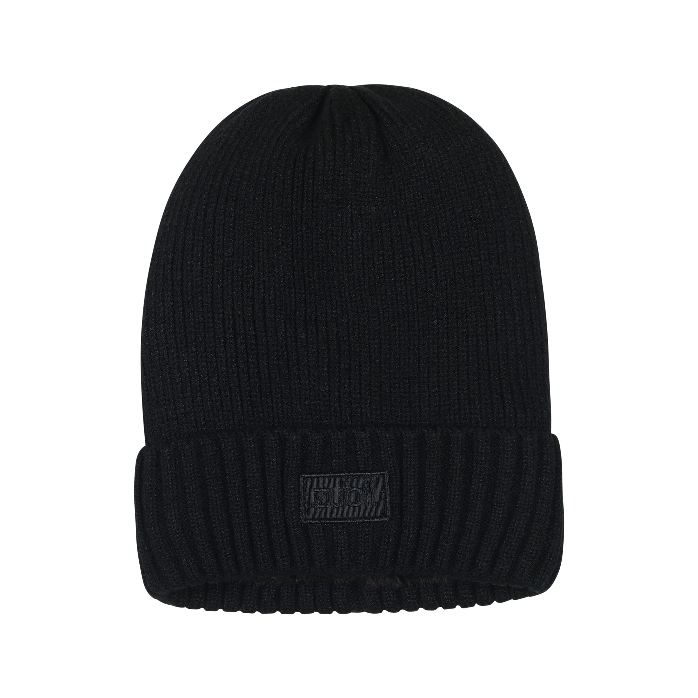 ZU093 ZUBII FUR LINED FOLDOVER BEANIE