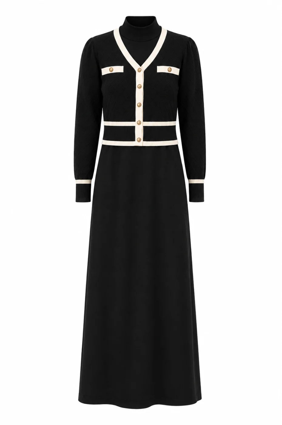 31453 PASHMINI EMERSON TEEN JACQUARD CARDI MAXI