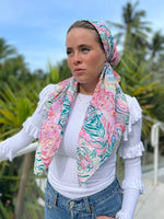 SCARF BAR CLASSIC PRETIED HEAD SCARF W VELVET GRIP