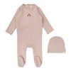 LILETTE HAND DRAWN FOOTIE + BEANIE