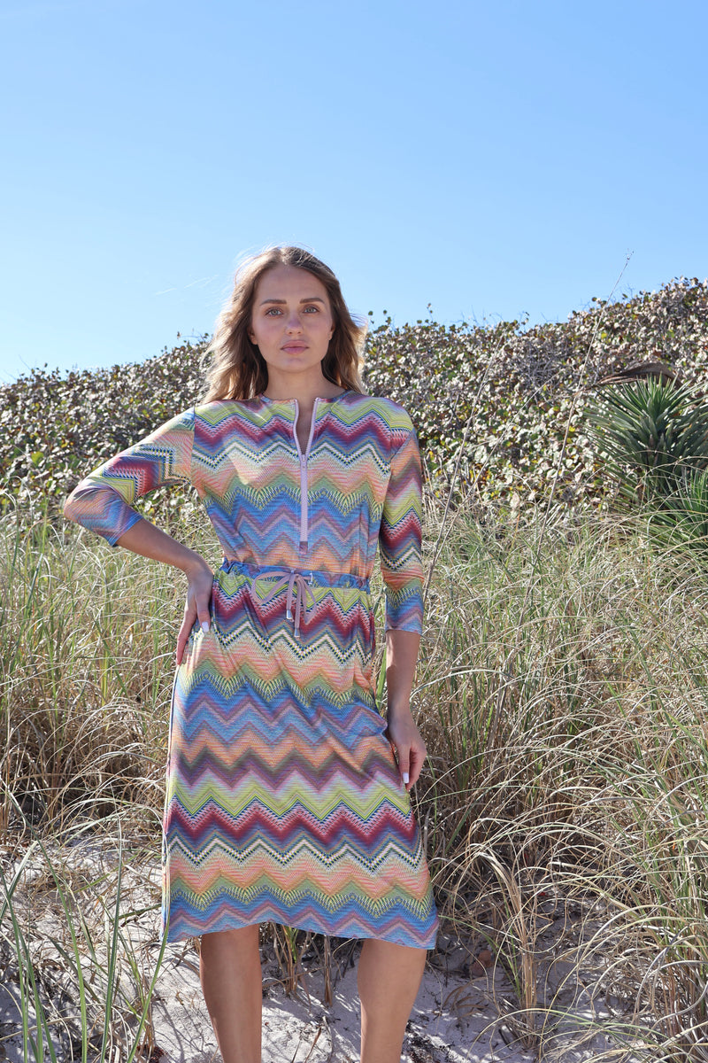 CVRGE BECCA 3.0 LONG SWIM DRESS