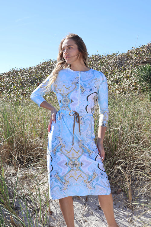 CVRGE BECCA 3.0 LONG SWIM DRESS