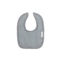 ELY'S & CO VELOUR KIMONO MUSLIN BIB