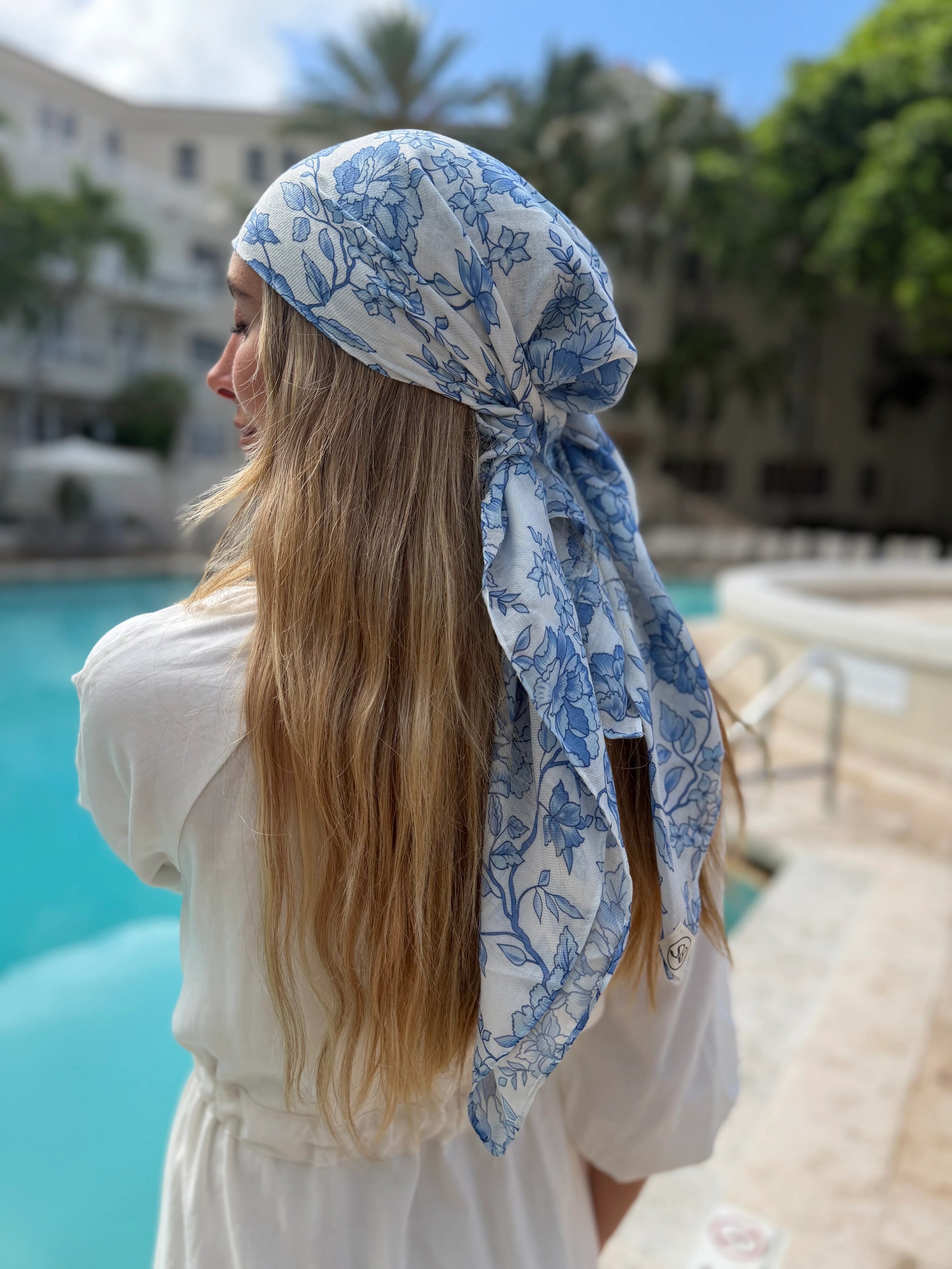 SCARF BAR SQUARE HEAD SCARF (90X90)