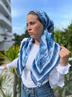 SCARF BAR CLASSIC PRETIED HEAD SCARF W VELVET GRIP