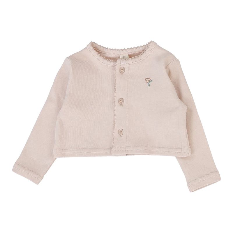 LILETTE EMBROIDERED BUD CARDIGAN