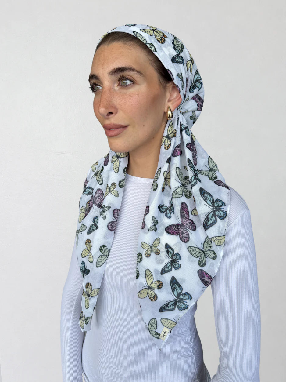 SCARF BAR CLASSIC PRETIED W/ VELVET GRIP