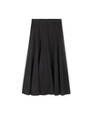 C-13023 CABANA PANEL T-SHIRT MIDI SKIRT
