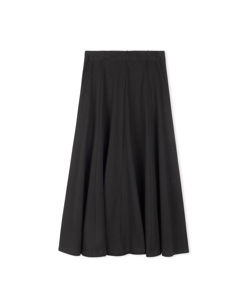 C-13023 CABANA PANEL T-SHIRT MIDI SKIRT