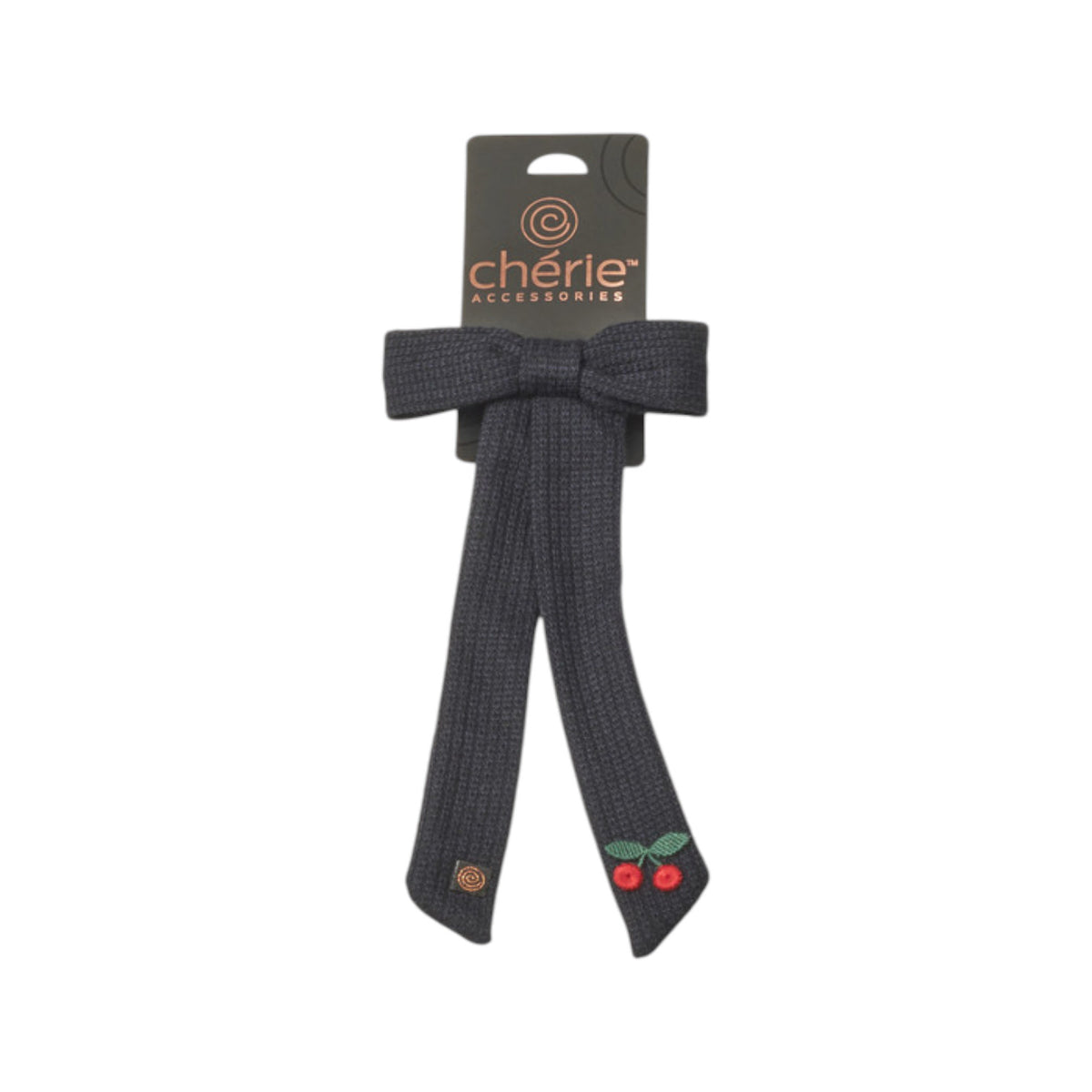 CP-7282 CHERIE KNIT CHERRIES LARGE CLIP