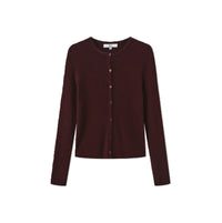 W-29388 EPIK THICK RIBBED KNIT CARDIGAN