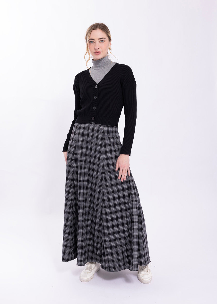 CO822 CONCEPT WIDE RIB CARDIGAN