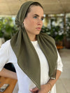 SCARF BAR CLASSIC PRETIED COTTON W/ VELVET GRIP